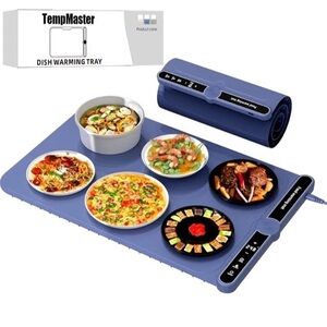 Food Warming Mat Upgraded Adjustable Temperature Electric Warming Tray Holidays